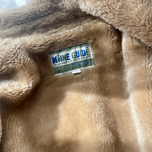 Vintage Maine Guide Faux Fur-Lined Congress Winter Jacket, Size 42 - Picture 4 of 5